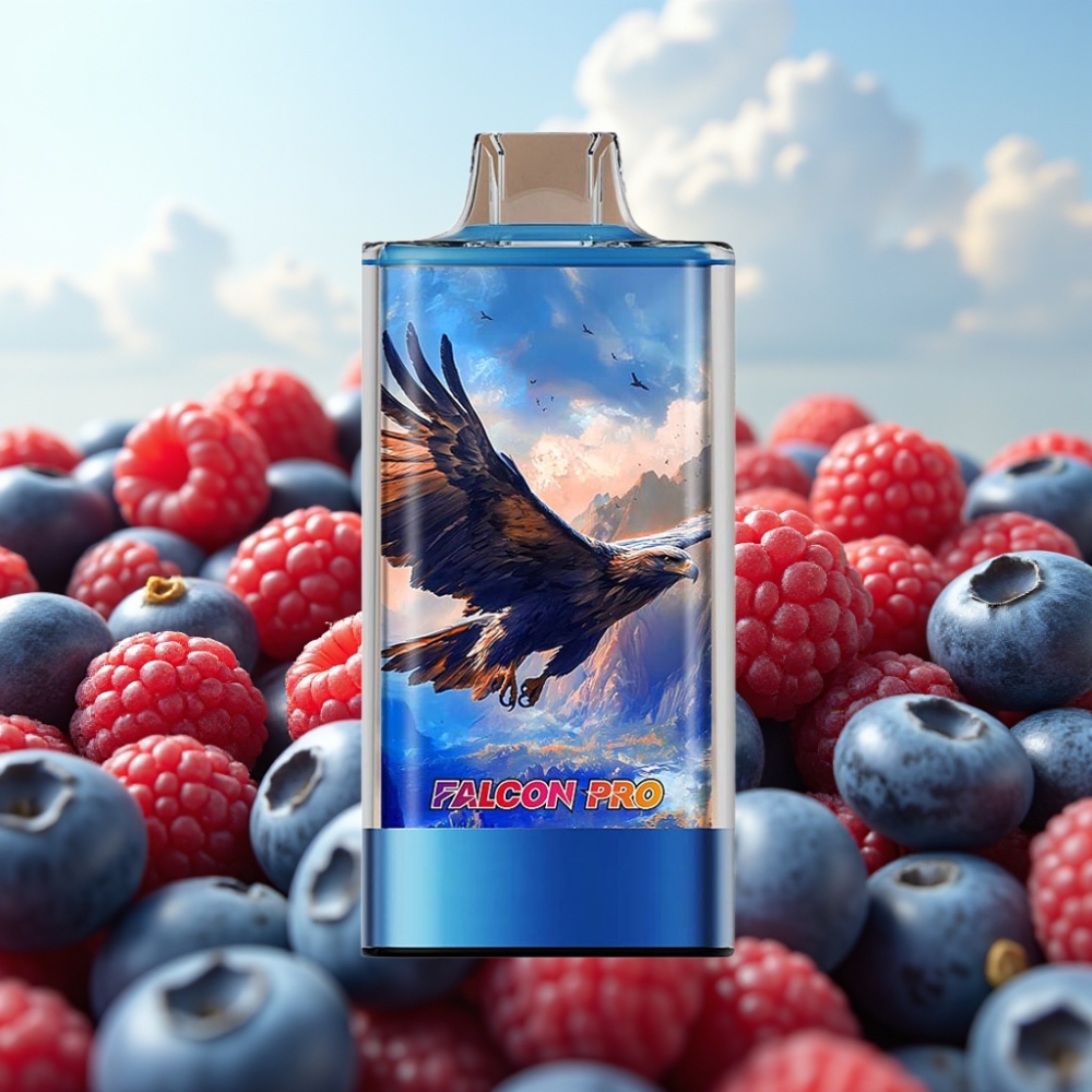 JNR Falcon Pro 28000 Dispozabil Vape Borovnica Malina Trešnja - 30ml, 950mAh, 28000 Pufova, 5% Nikotina