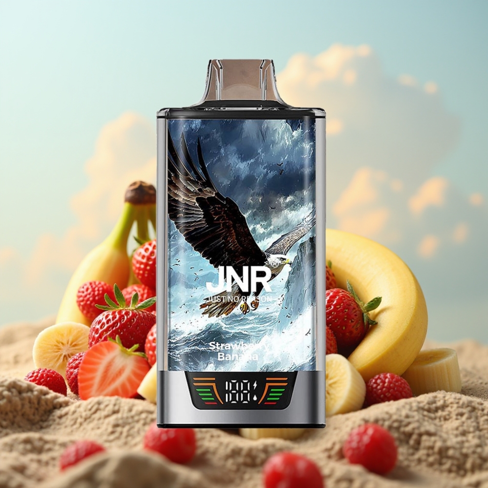 JNR Falcon Pro 28000 Dispozabil Vape Jagoda Banana – 30ml, 28000 Puffova, 5% Nikotina, USB Type-C