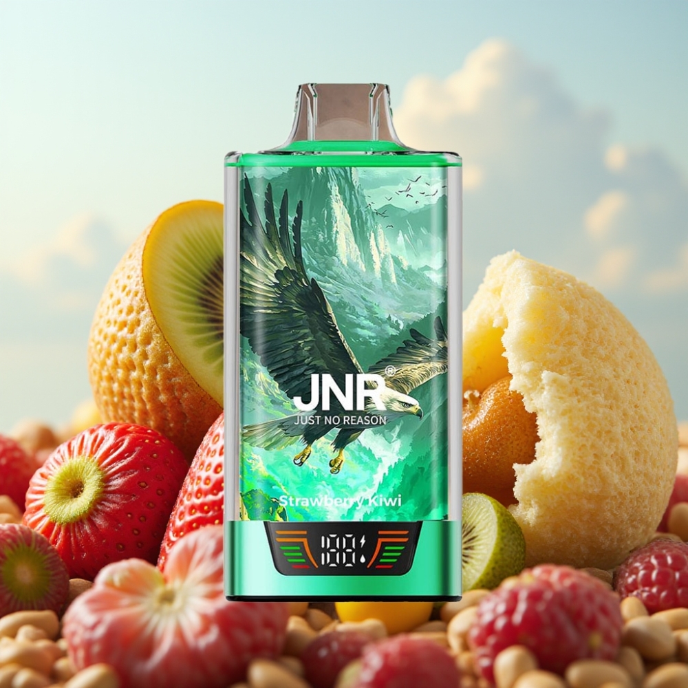 JNR Falcon Pro 28000 Dispozabil Vape Jagoda Kivi – 30ml, 950mAh, 28000 Puffs, 5% Nikotin