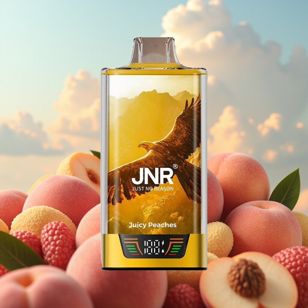 JNR Falcon Pro 28000 Dispozabil Vape Sočne Breskve, 30ml, 950mAh, 28000 Pufova, 5% Nikotina