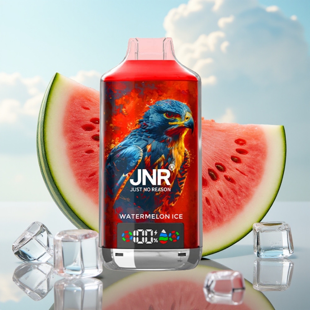 JNR Falcon X 18000 Puffs Dispozabil Vape Lubenica Led – 24ml, Dual Mesh Coil, Type-C