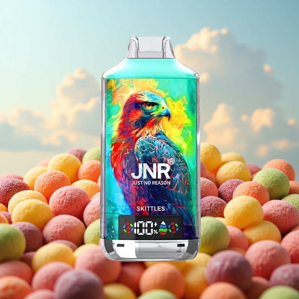 JNR Falcon X 18000 Puffs Dispozabil Vape Skittles, 24ml tečnost, 750mAh baterija, Dual Mesh Coil