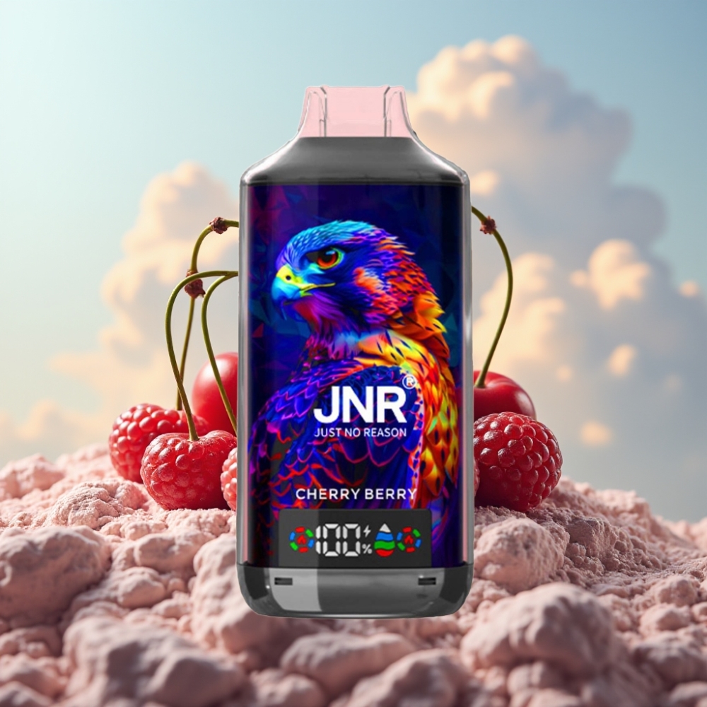 JNR Falcon X 18000 Puffs Dispozabil Vape Trešnja-Ber, 24ml, Dual Mesh Coil, Type-C punjenje