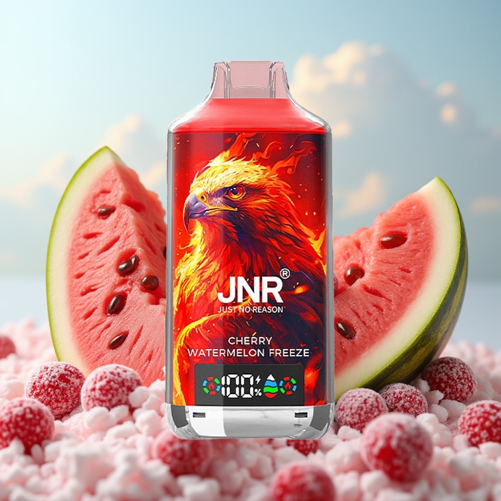 JNR Falcon X 18000 Puffs Dispozabil Vape Trešnja Lubenica Led – 750mAh, 24ml, Dual Mesh Coil, Type-C