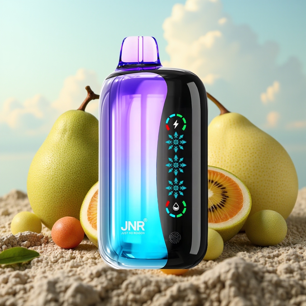 JNR Flex Ice 21000 Pufova Dispozabil Vape - Kiwi Pasija Guava, 26ml E-tečnost, Podesivi Vazdušni Tok, 1000mAh Baterija