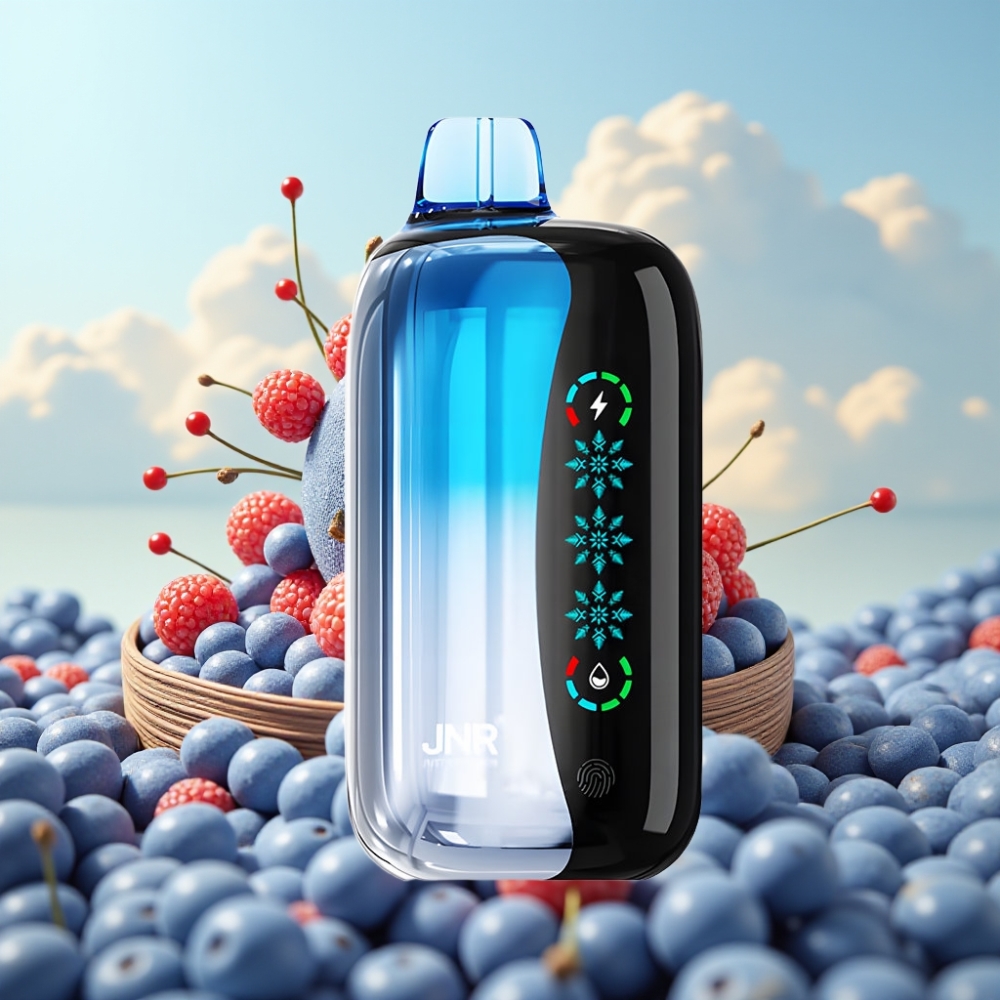JNR Flex Ice 21000 Pufova Jednokratna Vape – Plava Eksplozija Trešnje, Podesivi Ice, 26ml Tekućine, 1.2 Ohm Dual Mesh
