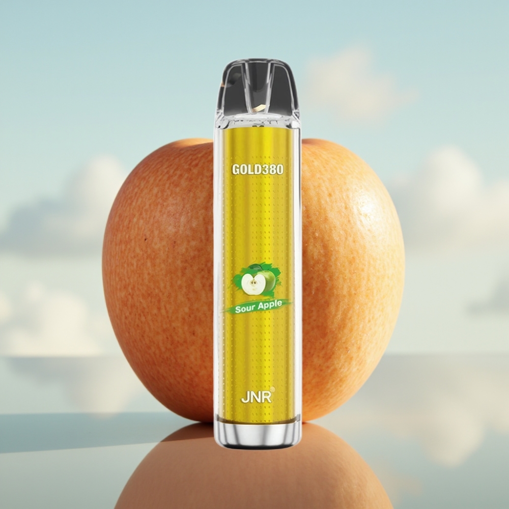 JNR Gold380 6000 Pufova Jednokratna Vape Kisela Jabuka – 6000 Pufova, 1500mAh, 13ml