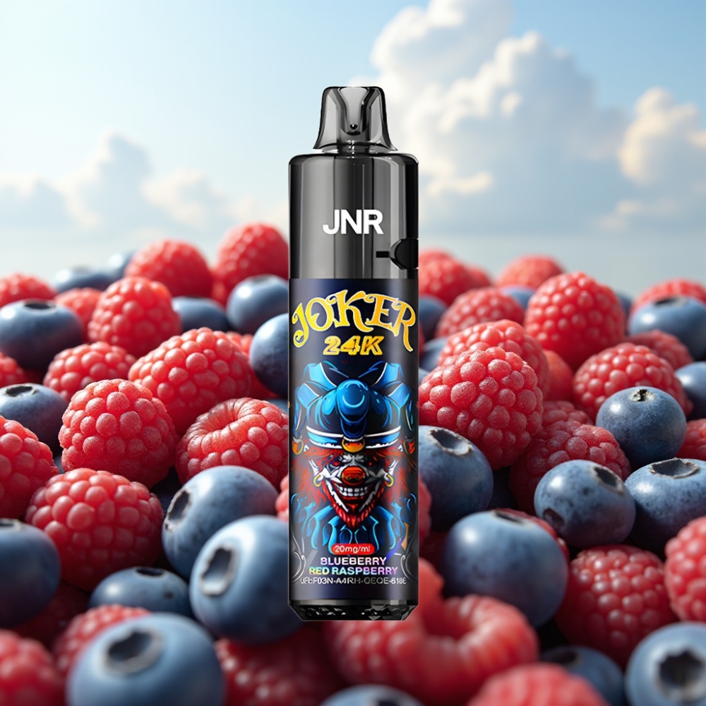 JNR Joker 24K Puffs Dispozabil Vape Borovnica Crvena Malina – 24000 Pufova, 10ml, 800mAh