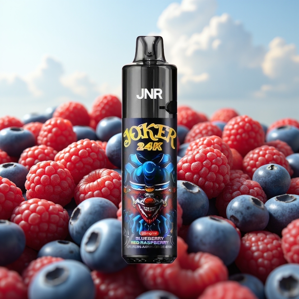 JNR Joker 24K Puffs Dispozabil Vape Borovnica Crvena Malina – 24000 Pufova, 10ml, 800mAh