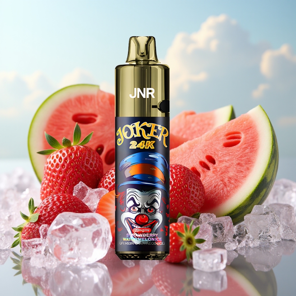 JNR Joker 24K Puffs Dispozabil Vape Jagoda Lubenica Led 2+10ml, 800mAh, 24000 Pufova