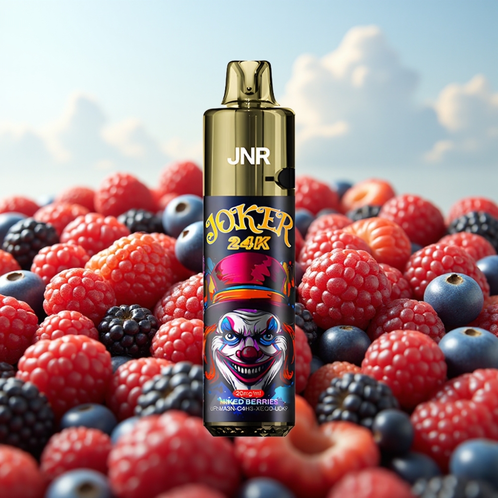 JNR Joker 24K Puffs Dispozabil Vape Mešano Voće – 24000 Pufova, 2+10ml Punjenje, 800mAh Baterija