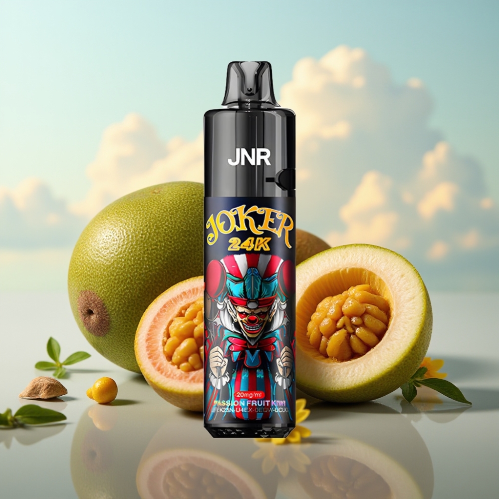 JNR Joker 24K Puffs Dispozabil Vape Pasiflora Kivi – 10ml Refillable, 800mAh, Tip-C punjenje, 24000 Pufova