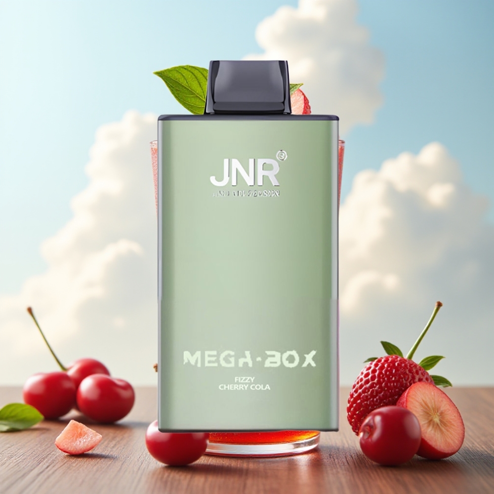 JNR Mega Box 25000 Puffs Dispozabil Vape Gazirana Višnja Kola – 30ml, 850mAh, Dual Mesh Coil