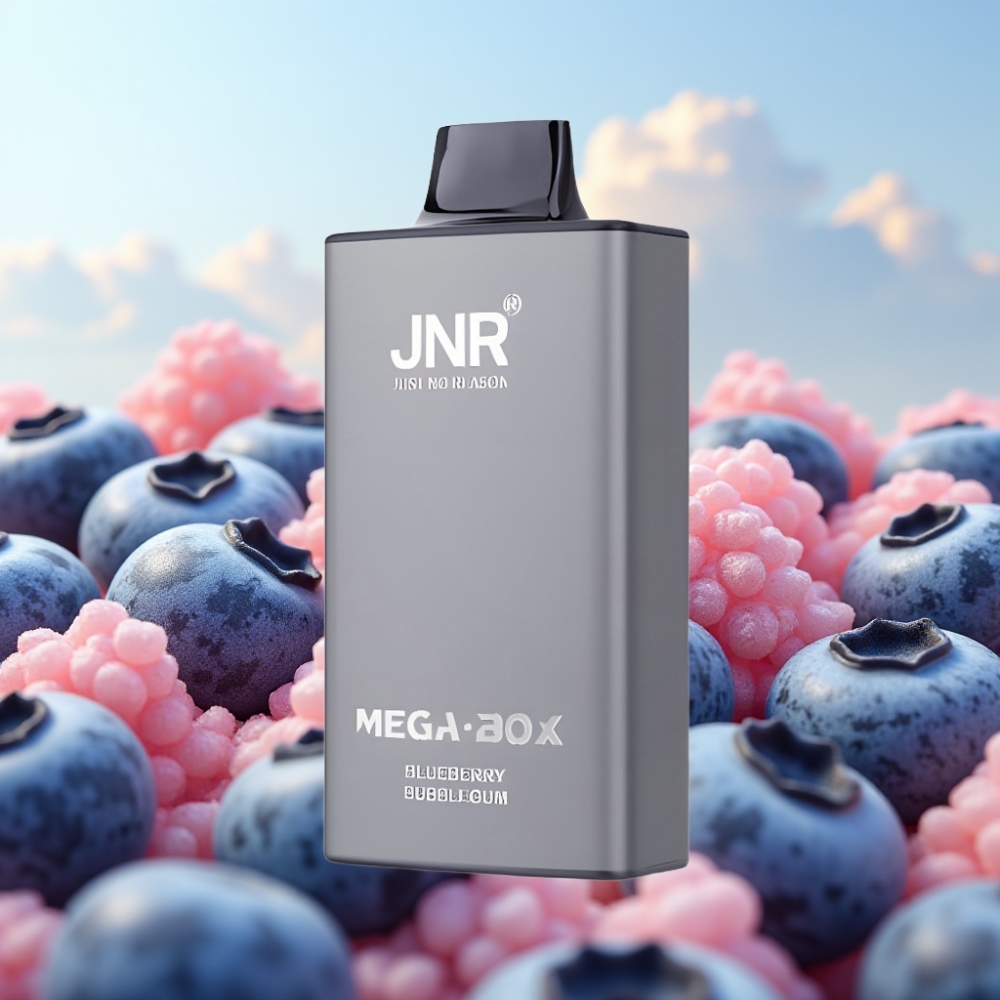 JNR Mega Box 25000 Pufova Dispozabil Vape Borbona žvakaća guma, 30ml tečnost, 850mAh baterija, Dual Mesh Coil