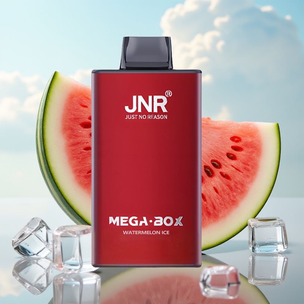 JNR Mega Box 25000 Pufova Dispozabil Vape Lubenica Led, 30ml, 850mAh, Dual Mesh Coil