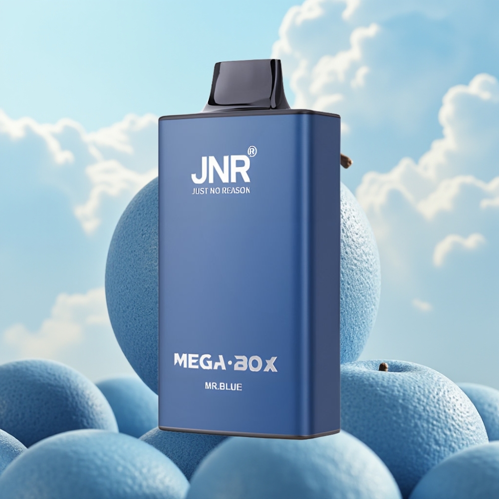 JNR Mega Box 25000 Pufova Dispozabil Vape Plavi – 30ml E-tečnost, 850mAh Baterija, Dual Mesh Coil