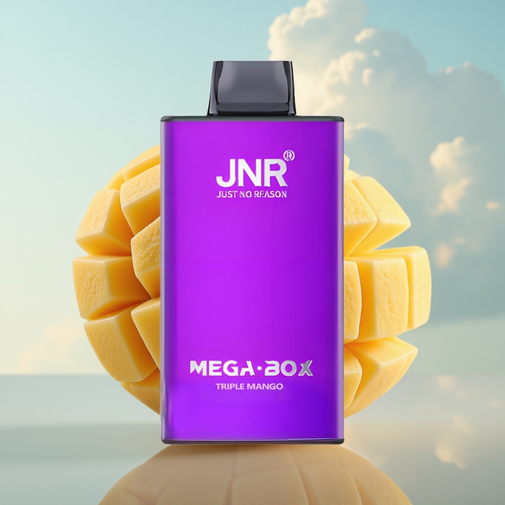 JNR Mega Box 25000 Pufova Dispozabil Vape Triple Mango – 30ml, 850mAh, Dual Mesh Coil