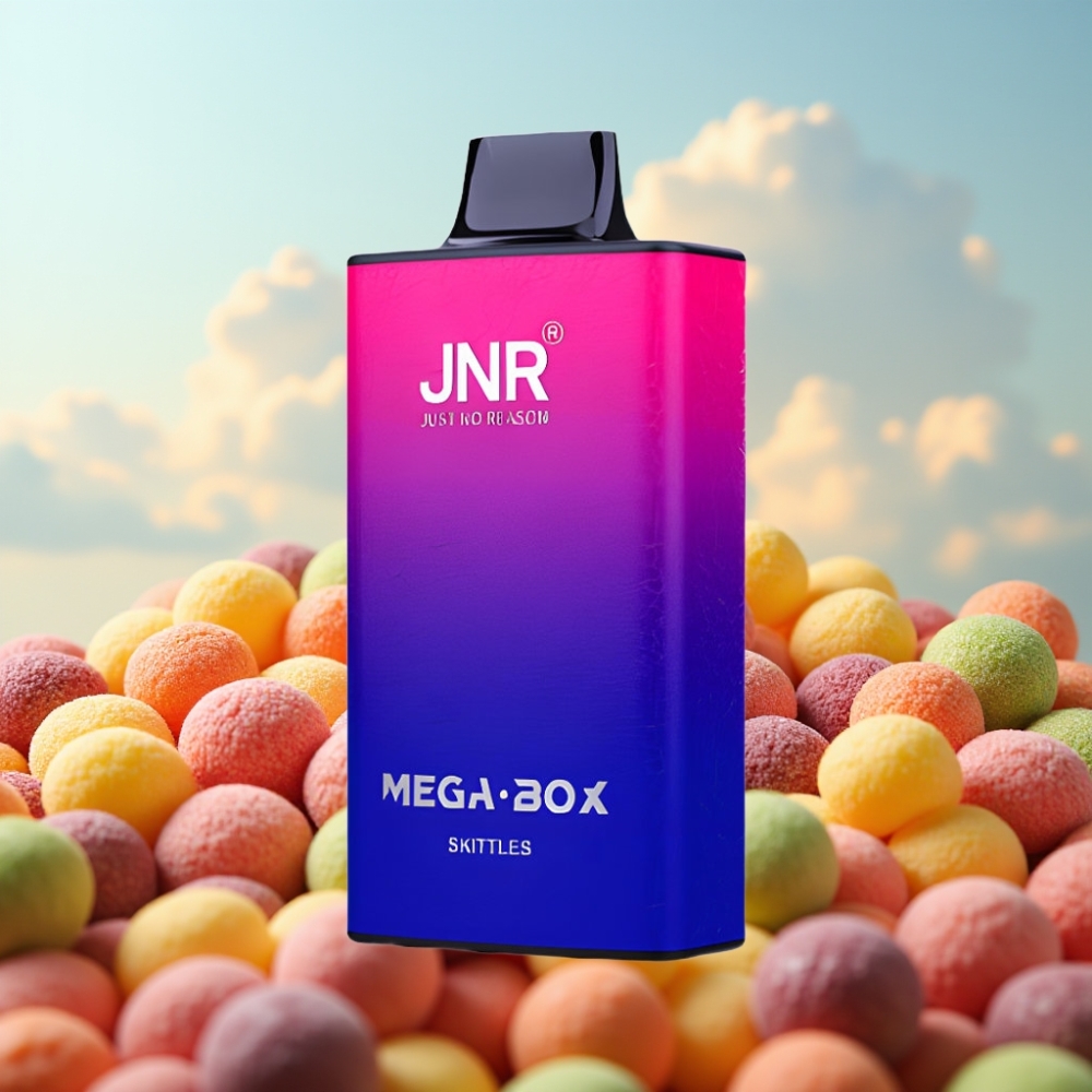 JNR Mega Box 25000 Pufova Dispozabilna Vape - Skitlsi, 30ml tečnost, 850mAh baterija, Dual Mesh Coil