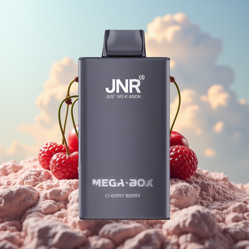 JNR Mega Box 25000 Pufova Jednokratna Vape Trešnja-Berry, 30ml, 850mAh, Dual Mesh Coil