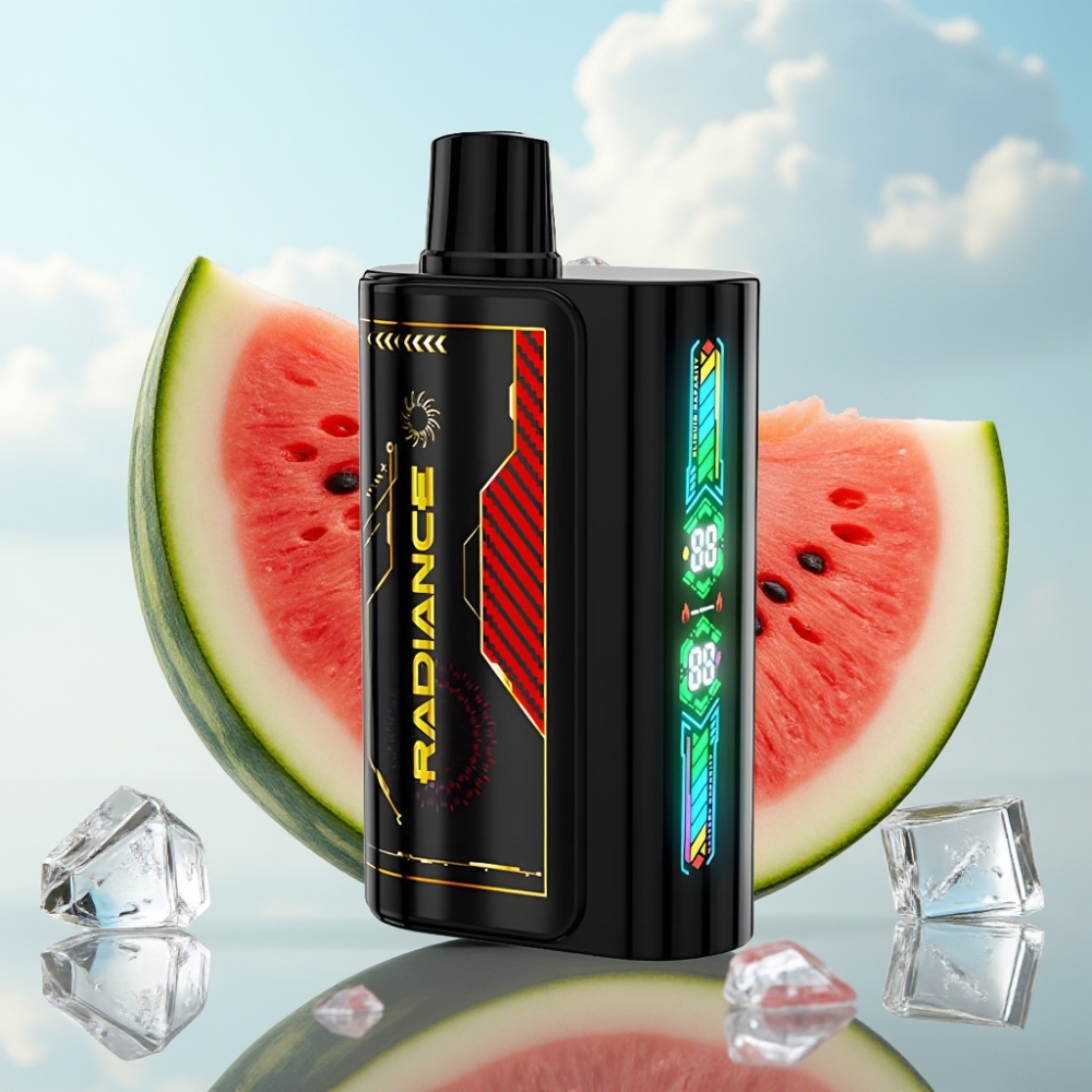 JNR Radiance 31000 Pufova Dispozabil Vape LUBENICA LED, 28ml tečnost, 950 mAh baterija, 2% nikotina