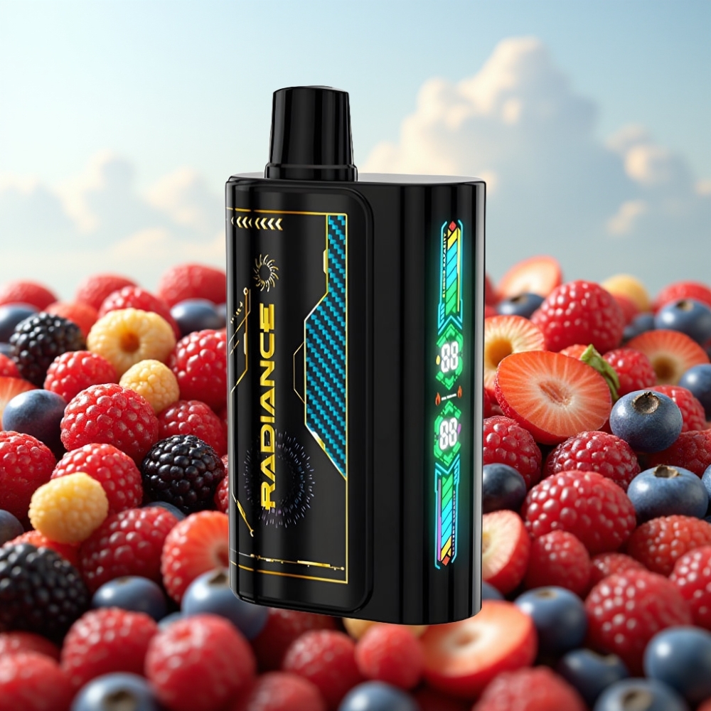 JNR Radiance 31000 Pufova Dispozabil Vape MEŠAVO BOBICA – 28ml tečnost, 950 mAh baterija, Tip-C punjenje