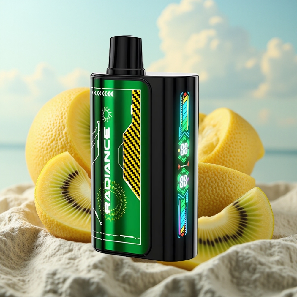 JNR Radiance 31000 Pufova Dispozabil Vape PASION FRUKT KIWI, 28ml tečnost, 950 mAh baterija, Tip-C punjenje