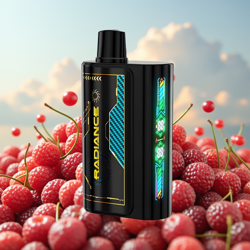 JNR Radiance 31000 Pufova Dispozabilna Vape FIZNI TREŠNJASTA KOLA, 28ml Tečnost, Dual Mesh Coil, 950 mAh Baterija