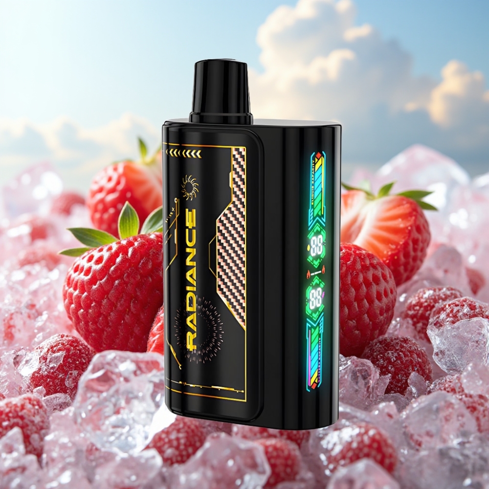 JNR Radiance 31000 Pufova Jednokratna Vejp Jagoda Malina Trešnja Led – 28ml, Dual Mesh Coil, 950 mAh