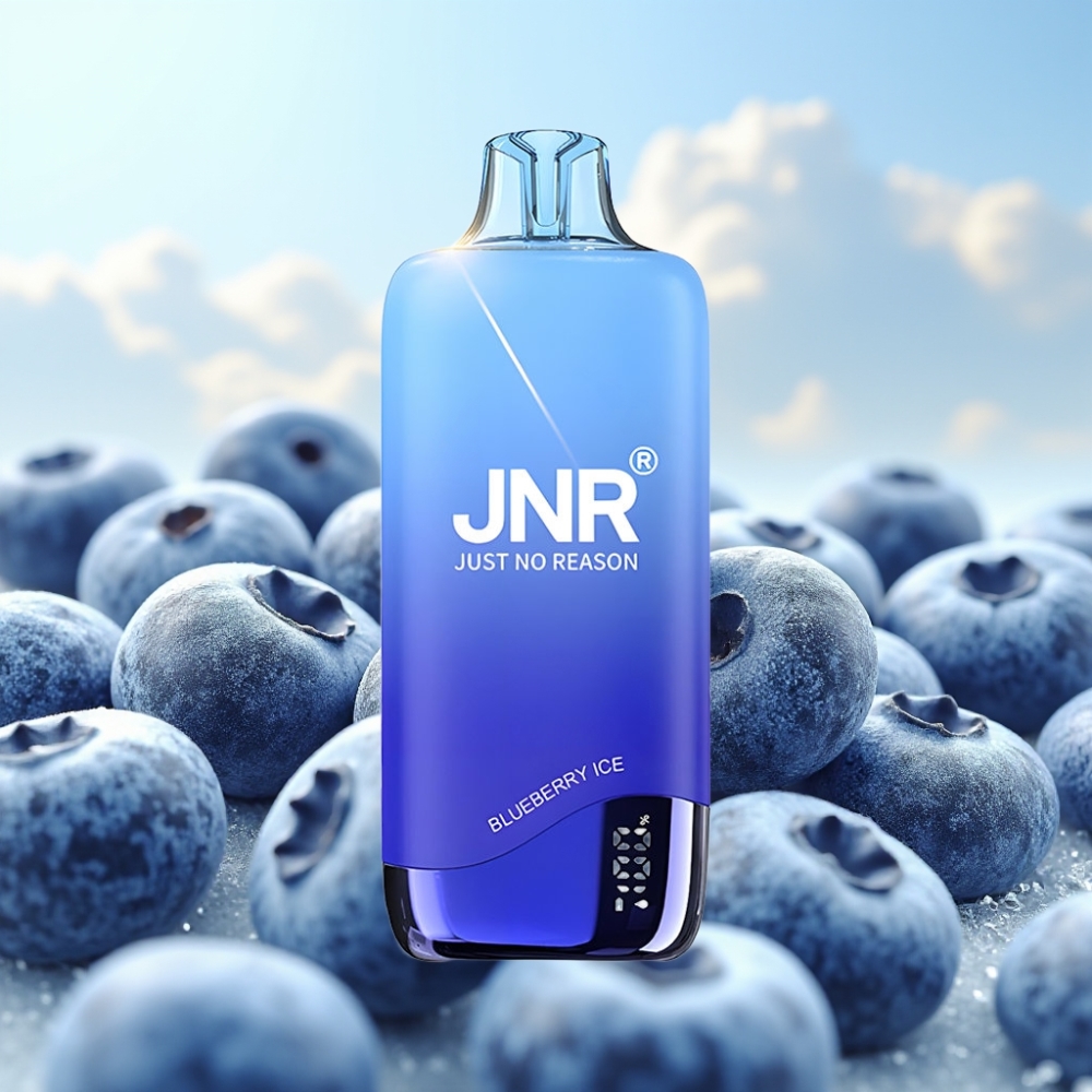 JNR Rainbow 10500 Pufova Dispozabil Vape - Borovnica Led, 10500 Pufova, 18ml Tekućina, 600mAh Baterija