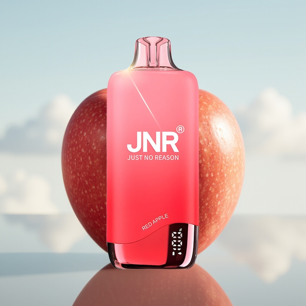 JNR Rainbow 10500 Pufova Dispozabil Vape Crvena Jabuka – 10500 Pufova, 18ml, 600mAh