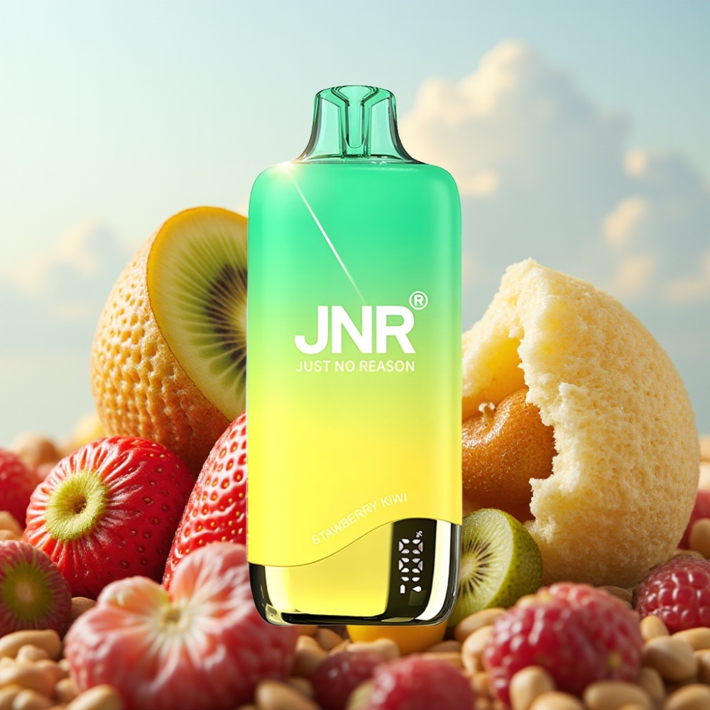 JNR Rainbow 10500 Pufova Dispozabil Vape Jagoda-Kivi, 600mAh Baterija, 18ml Tekućina, 0.8ohm Mesh Kalem