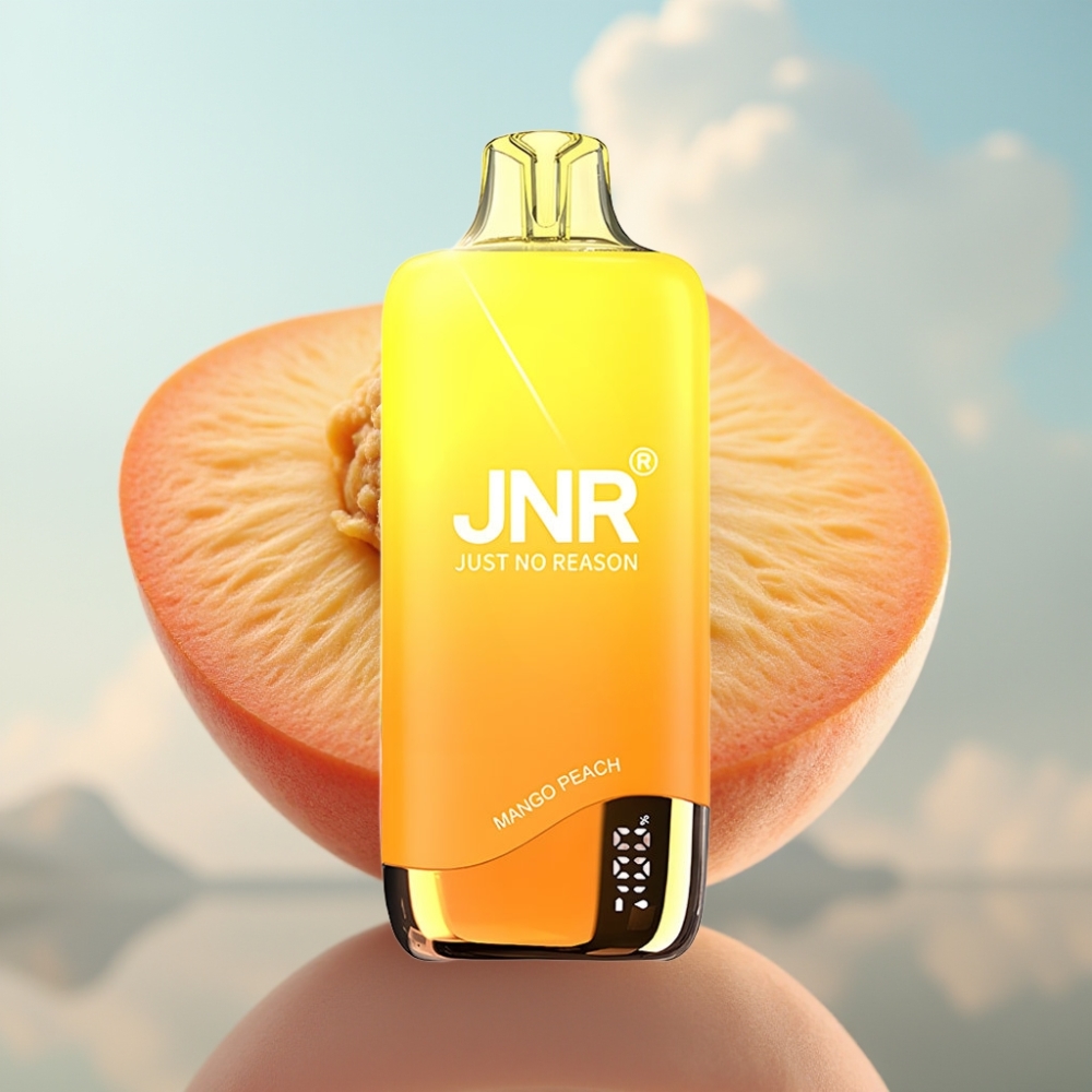JNR Rainbow 10500 Pufova Dispozabil Vape Mango Breskva – 600mAh, 18ml, 0.8ohm Mesh