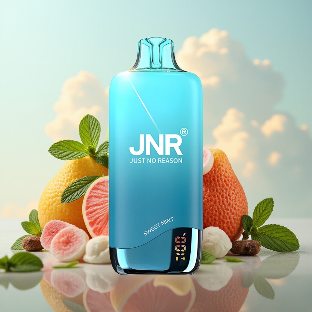 JNR Rainbow 10500 Pufova Jednokratna Vejp – Slatka Nana, 18ml, 0.8ohm Mrežasti Kalem, 600mAh Baterija