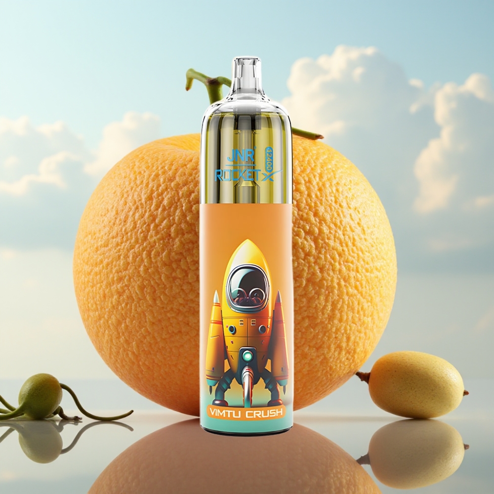 JNR Rocket-X 12400 Pufova Dispozabil Vape Vimtu Crush sa Podešavajućim Protokom Vazduha, RGB Svetlima i 850mAh Baterijom