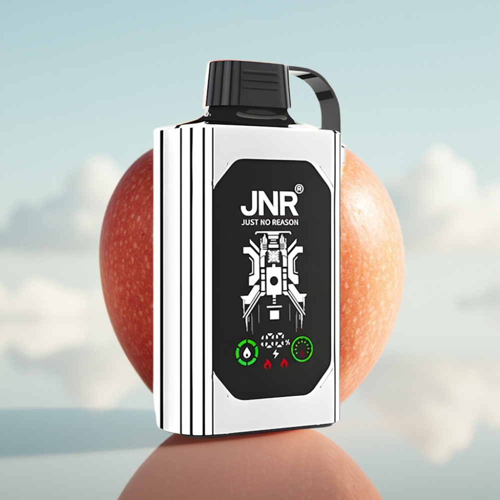 JNR Shisha Hookah Box 20500 Puffs Dispozabil Vape Dvostruka Jabuka, 20500 Pufova, 25ml Tekućina, Dual Mesh Coil, Type-C Punjenje