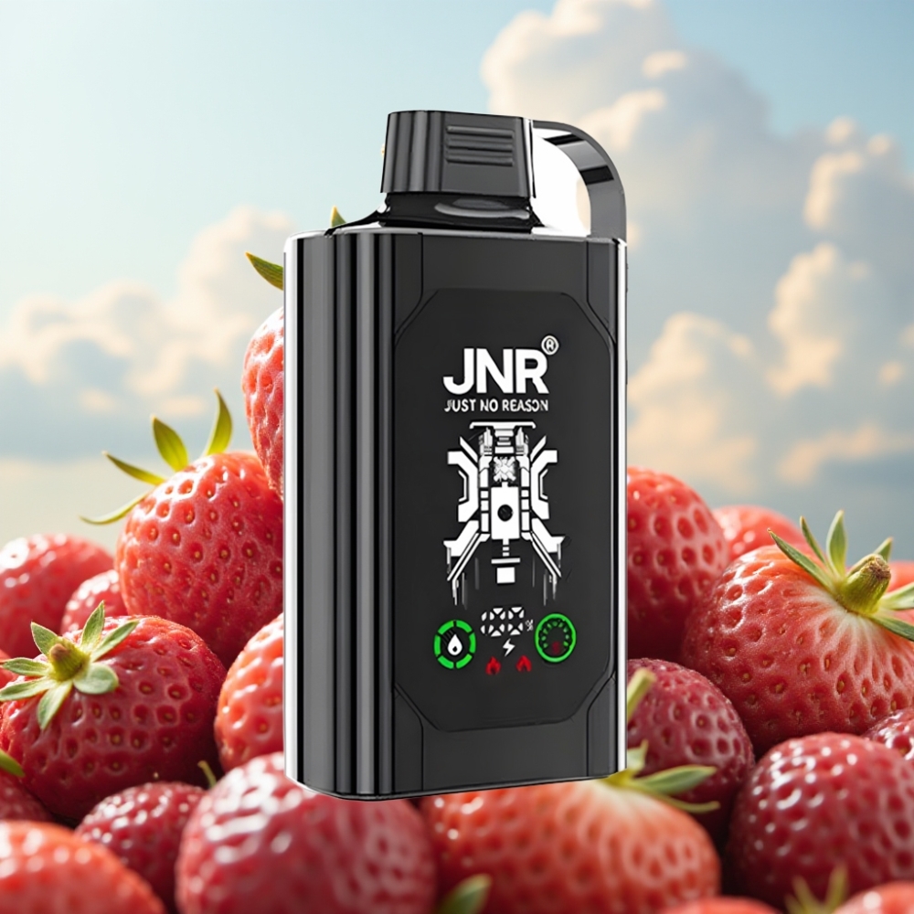 JNR Shisha Hookah Box 20500 Puffs Dizpozeabil Vape Jagoda Grožđe, 1000mAh, 25ml, Dual Mesh Coil, Type-C
