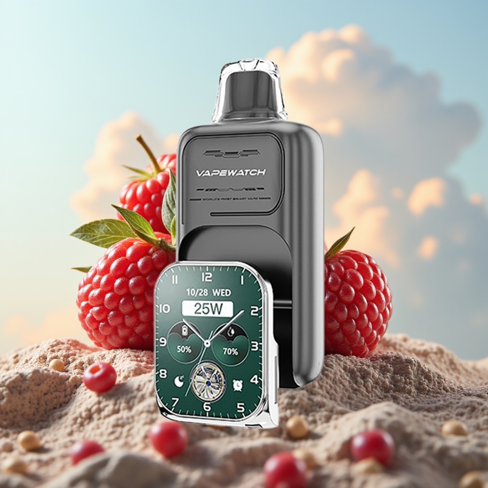 JNR VapeWatch 30000 Puffs – 1000mAh, 19mL, 5% nikotina, Dual Mesh Coil, Trojna Berija