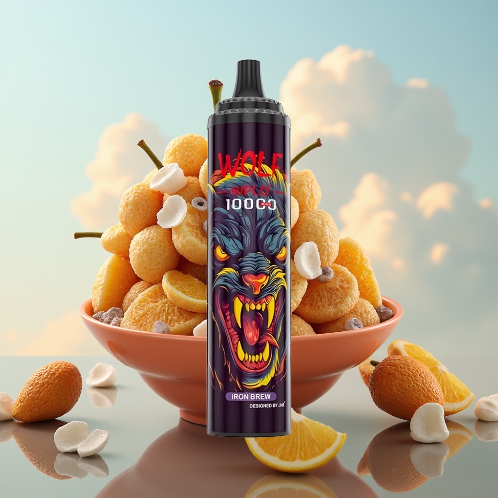 JNR Wolf Niplo 10000 Puffs Dispozabil Vape Iron Brew – 20ml, 650mAh, Type-C