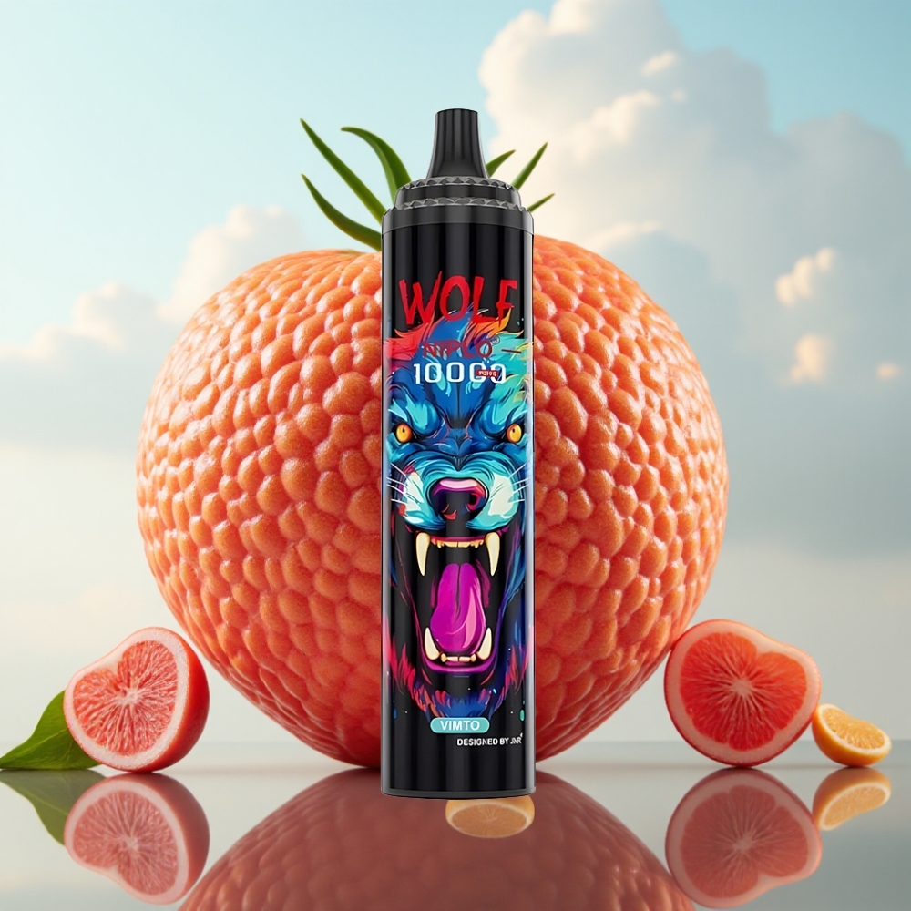 JNR Wolf Niplo 10000 Puffs Dispozabil Vape Vimto – 20ml, 1.0 Ohm, Type-C