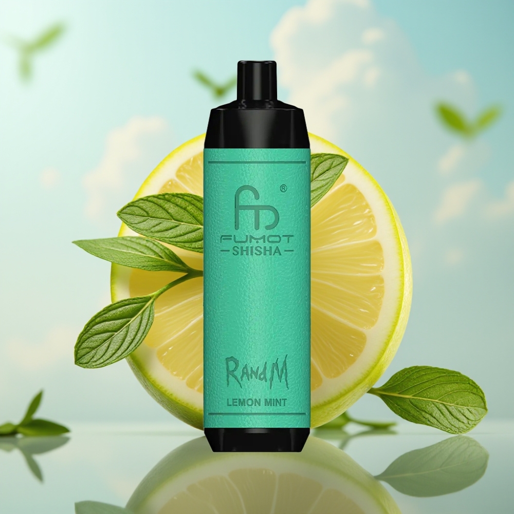 RandM Fumot Shisha 10000 Puffs Dispozabil Vape Limeta sa Aromom Limuna – 18ml, 850 mAh, 0.6ohm, Type-C