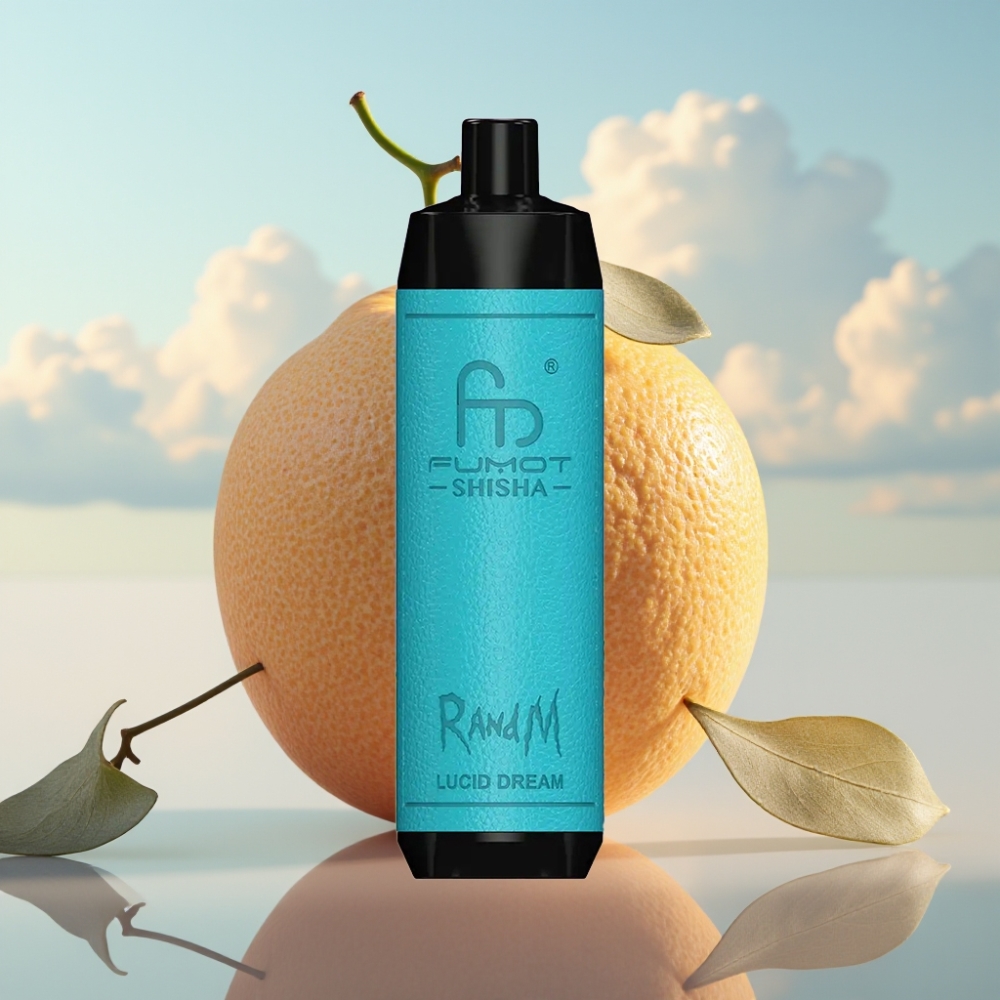 RandM Fumot Shisha 10000 Pufova Jednokratna Vape – LED Indikator, 18ml Tekućine, 850 mAh Baterija, Tip-C Port, 0.5% Nikotina