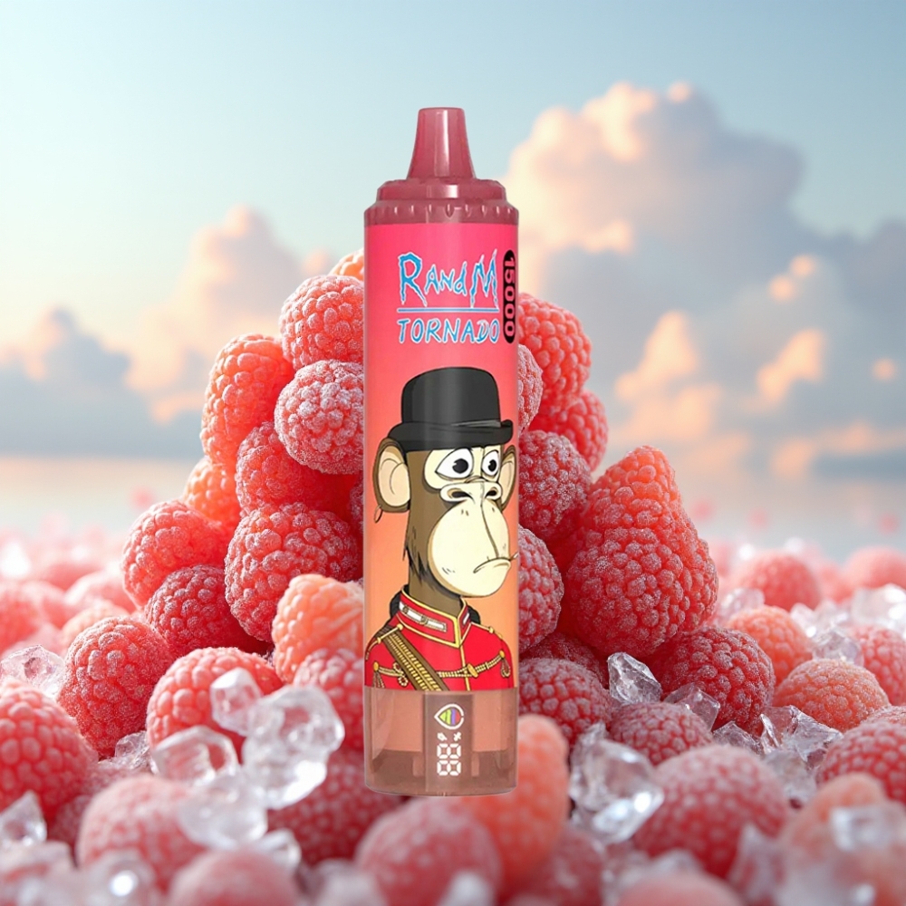 Fumot RandM Tornado 15000 Puffs – 25ml, 850mAh, Mesh Coil, Crvena Energija Led