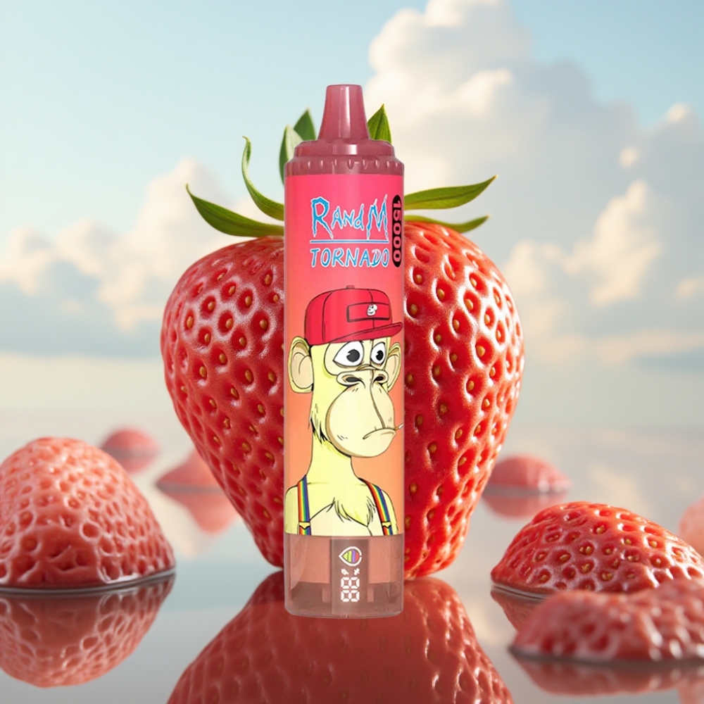 Fumot RandM Tornado 15000 Puffs - 25ml, 850mAh, Mesh Coil, Jagoda Red Bull