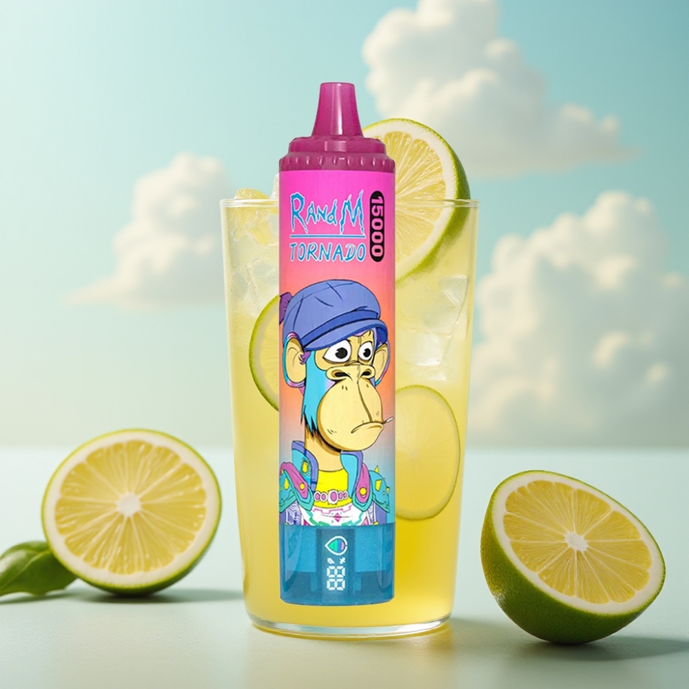 Fumot RandM Tornado 15000 Puffs - 25ml, 850mAh, Mesh Coil, Limunada