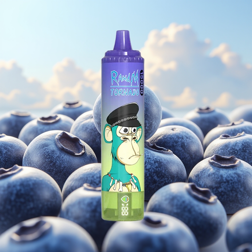 Fumot RandM Tornado 15000 Puffs Dispozabil Vape Borovnica Bubalica 25ml/850mAh/0.9 Ohm Mesh