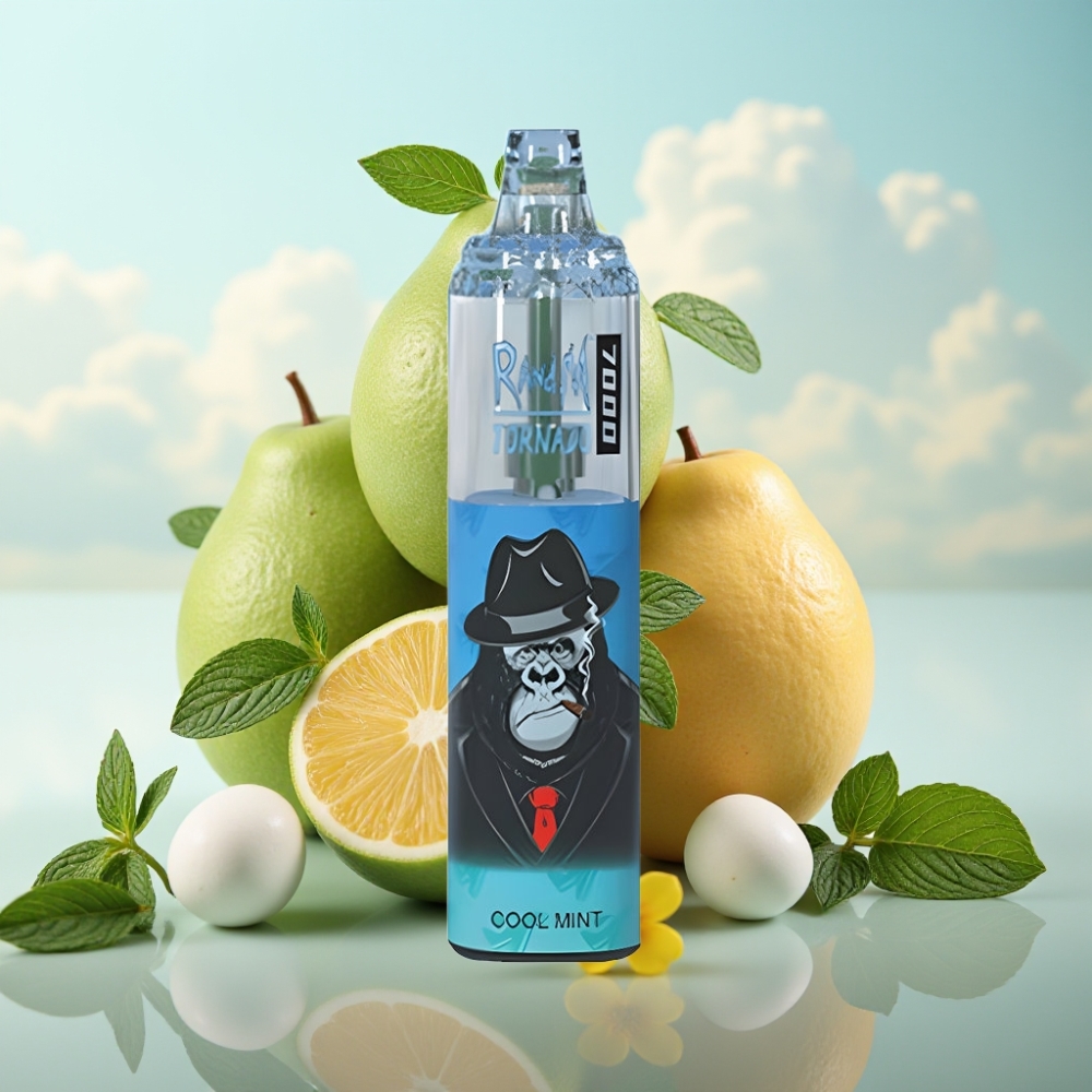 Fumot Tornado 7000 Dispozabil Vape - 7000 Pufova, 14 ML Tecnosti, 850 MAH Baterija, Mesh Kalem, Cool Mint