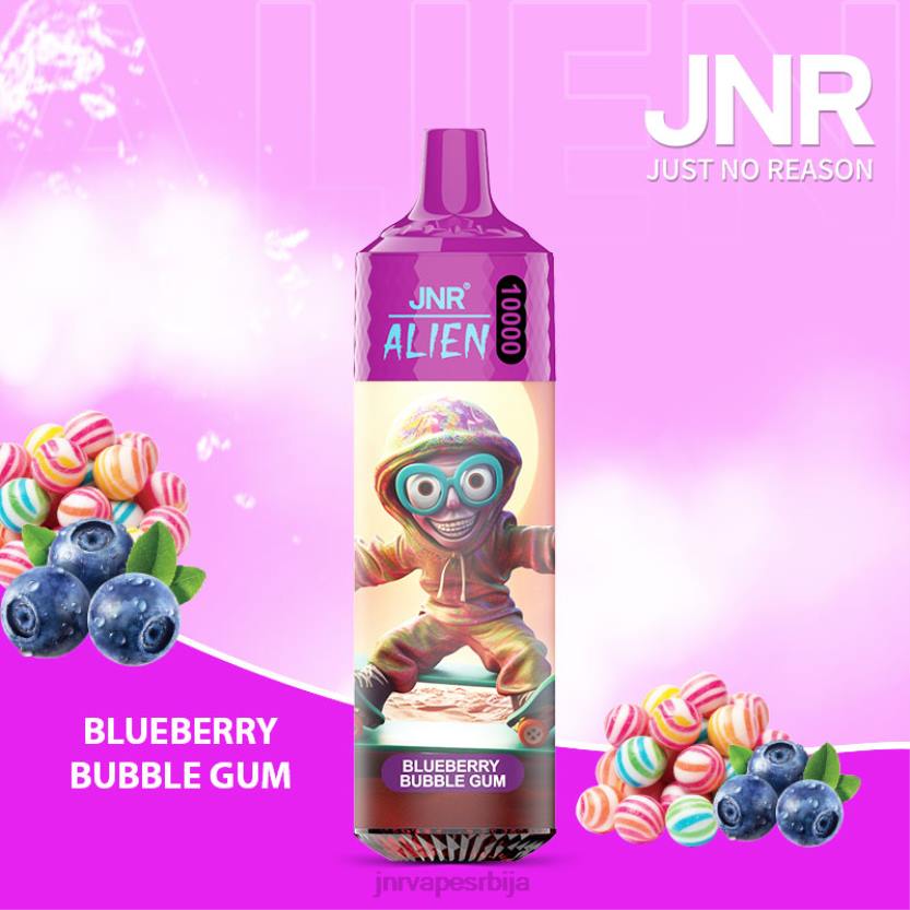 JNR vape nicotine- жвакаће гуме од боровнице јнр алиен 8X06160