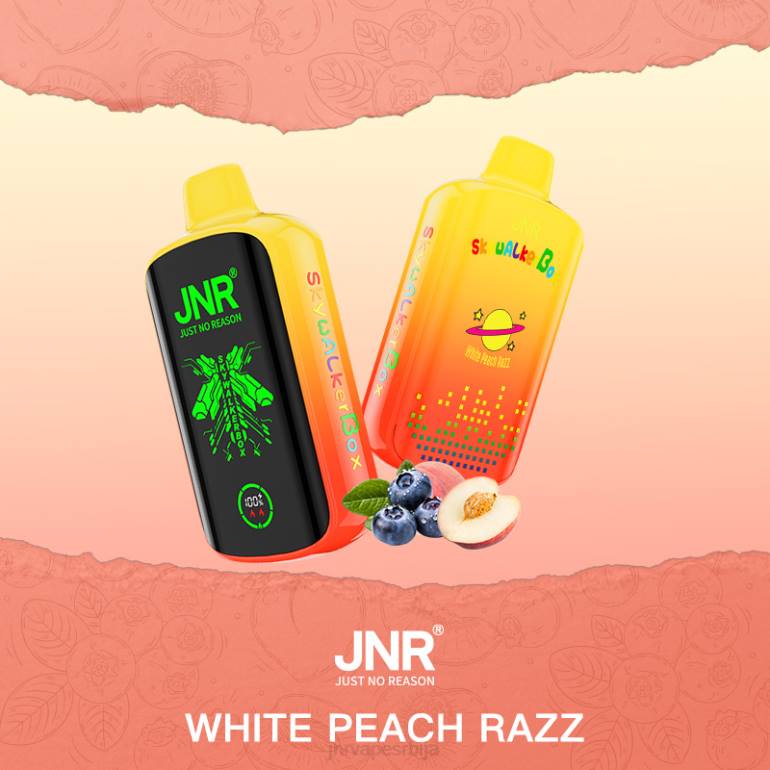 бела бресква разз JNR SKYWALKER кутија 46J852 JNR vape belgrade