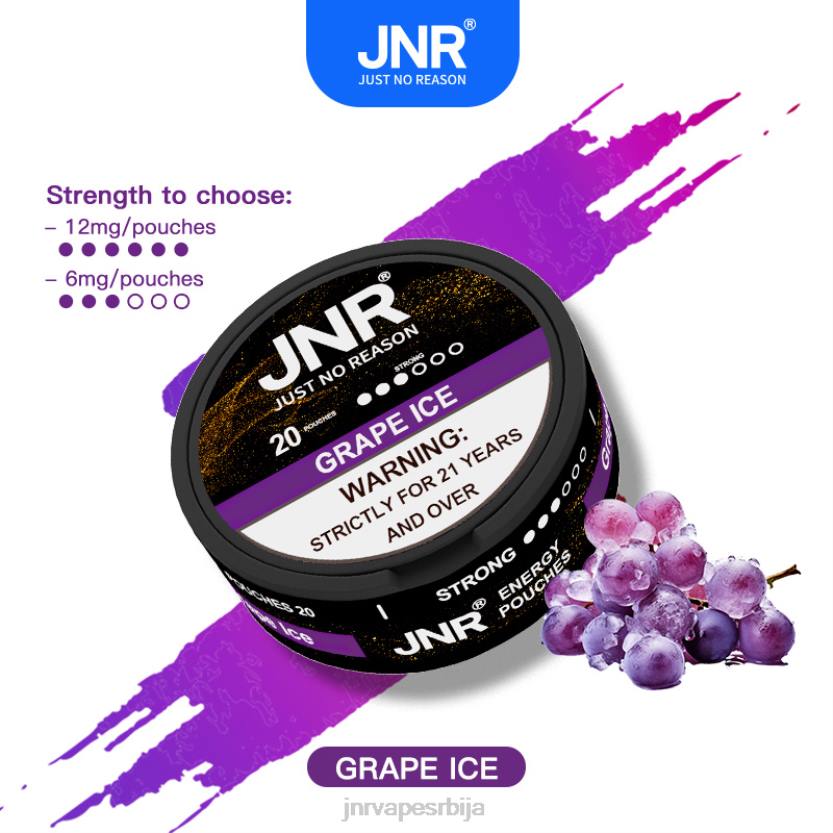 JNR vape nicotine content- грожђани лед јнр енергетски кесице 8X0698